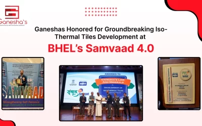Ganeshas Honored for Groundbreaking Iso-Thermal Tiles Development at BHEL’s Samvaad 4.0