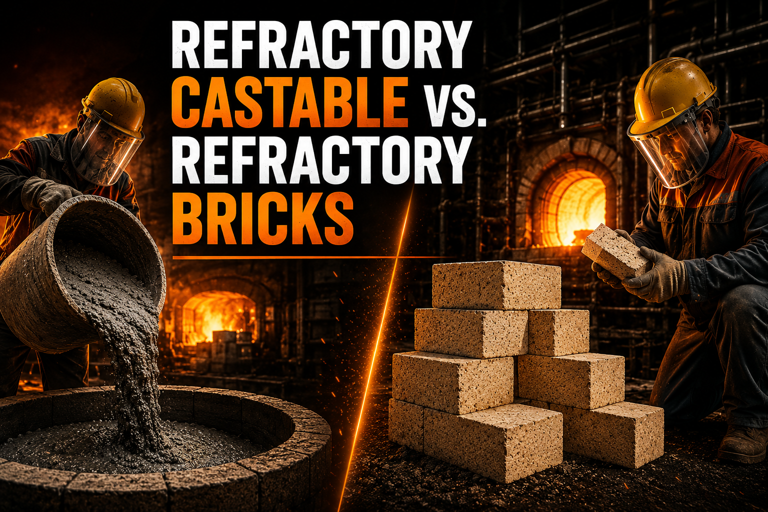 Refractory Castable vs Refractory Bricks