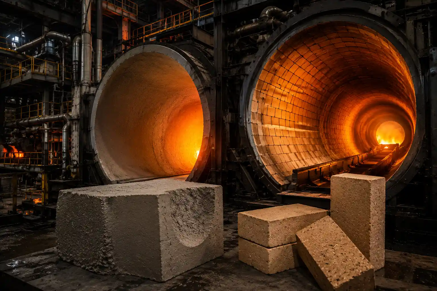 Monolithic Refractories or Refractory Bricks