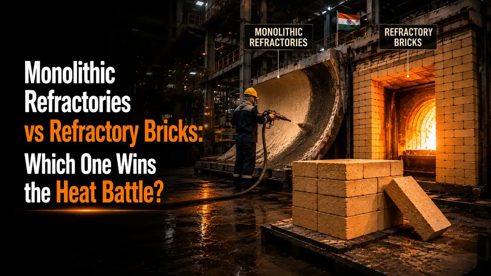 Monolithic Refractories vs Bricks in the Heat Battle